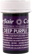 Load image into Gallery viewer, Colourings -25g Sugarflair Concentrated Paste - REDS &amp; PURPLES
