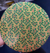 Load image into Gallery viewer, Cake boards:  Double thick Christmas cake boards  10" round