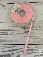 Load image into Gallery viewer, Ribbon:  Fashion Pink (no  22) Eleganza double faced satin ribbon- various sizes