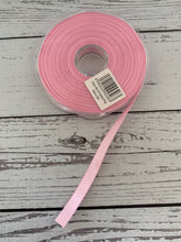 Load image into Gallery viewer, Ribbon:  Fashion Pink (no  22) Eleganza double faced satin ribbon- various sizes
