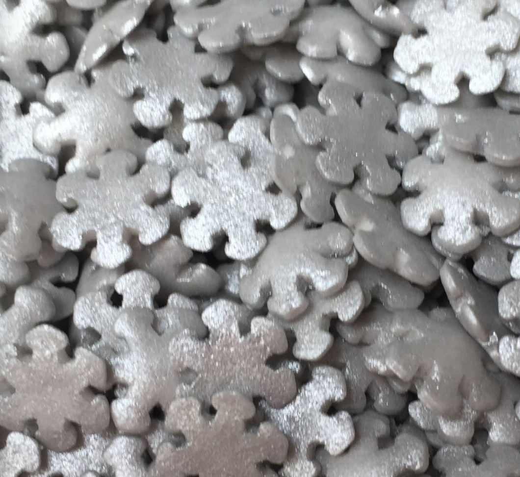 Sprinkles: Silver Snowflakes