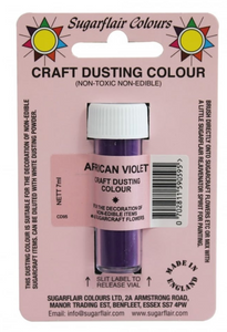 Dust  -Sugarflair - Craft Dusting Colour - African Violet - NON-EDIBLE