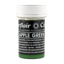 Load image into Gallery viewer, Colourings - 25g Sugarflair concentrated paste - GREENS