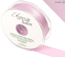 Load image into Gallery viewer, Ribbon:  Fashion Pink (no  22) Eleganza double faced satin ribbon- various sizes