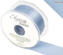 Load image into Gallery viewer, Ribbon: Light Blue  (no25) Eleganza Double faced satin ribbon