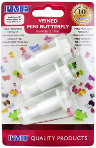 Cutter - Butterfly Plunger - set of three mini