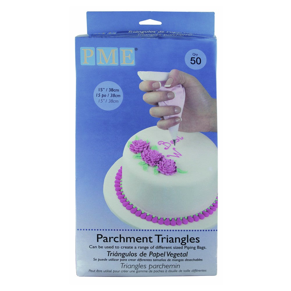 Piping - Parchment Triangles - 50 pack