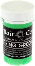 Load image into Gallery viewer, Colourings - 25g Sugarflair concentrated paste - GREENS