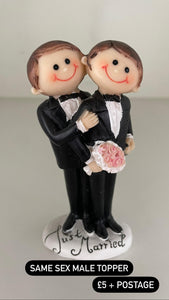 Cake topperGroom and Groom