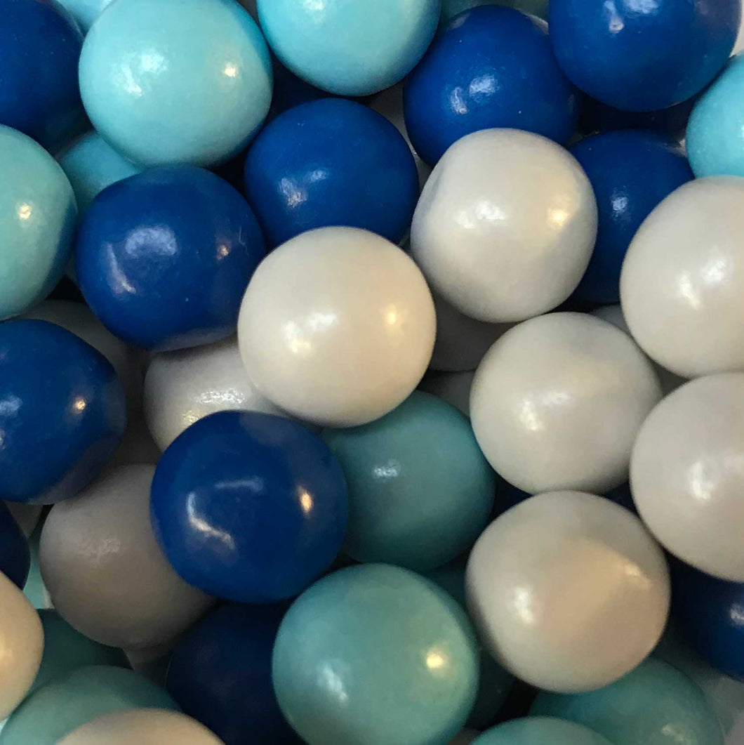 Sprinkles:   Chocoballs Large 10mm Blue Mix (Approx 50g)