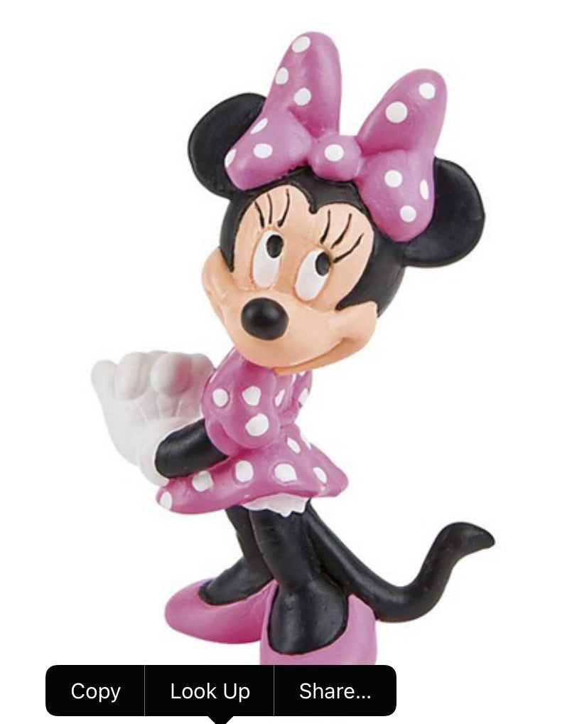Cake Topper - Disney  Minnie Mouse Figurine