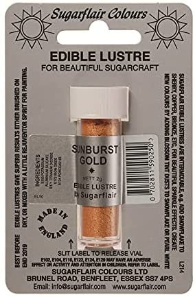 Dusts - Sugarflair - Lustre -Sunburst Gold