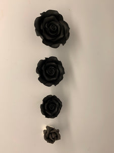 SF -  Black SUGAR Rose WITH CAYLEX - VARIOUS SIZES