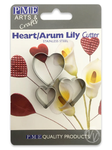 Cutter - Heart/Arum Lily metal cutter