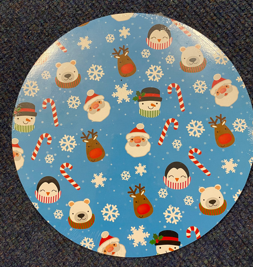 Cake boards:  Santa and Friends 10