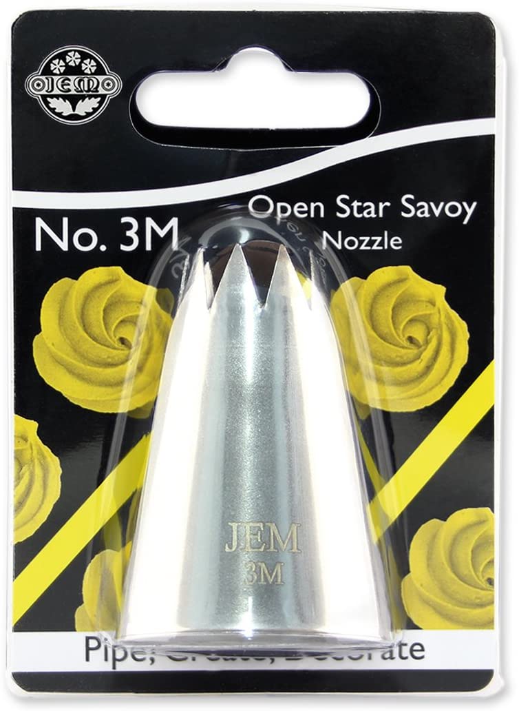 Piping Nozzle - Jem 3M - Large Open Star Savoy