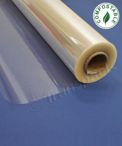 Cellophane - Clear Compostable & Biodegradable Cellophane wrap - 800mm wide (sold per metre)