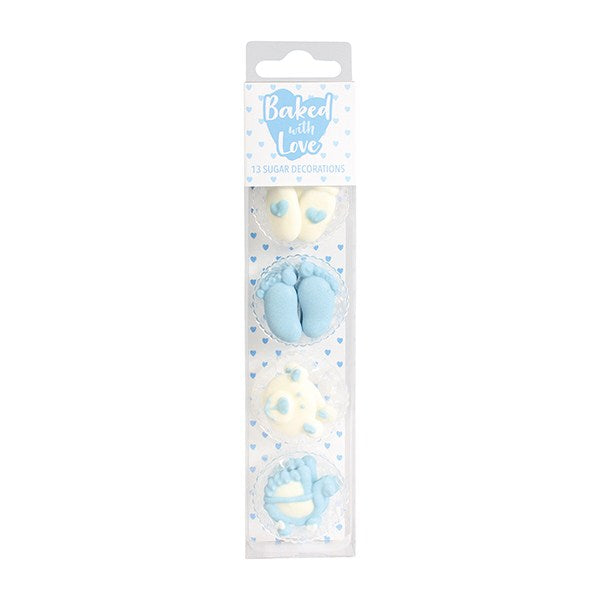 Edible  decorations -Baked with Love Baby Boy