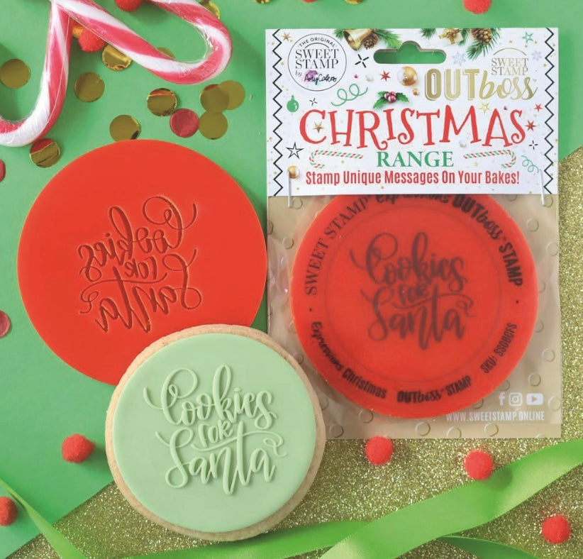 Embosser - Sweet Stamps “Cookies for Santa” Outbosser