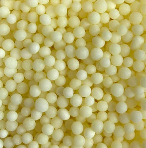 Sprinkles:  - Natural Pearls - 100s and 1000s PALE Yellow -(Approx 50g)