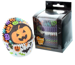 Cupcake cases - Baked with Love 100 Trick or Treat baking cases