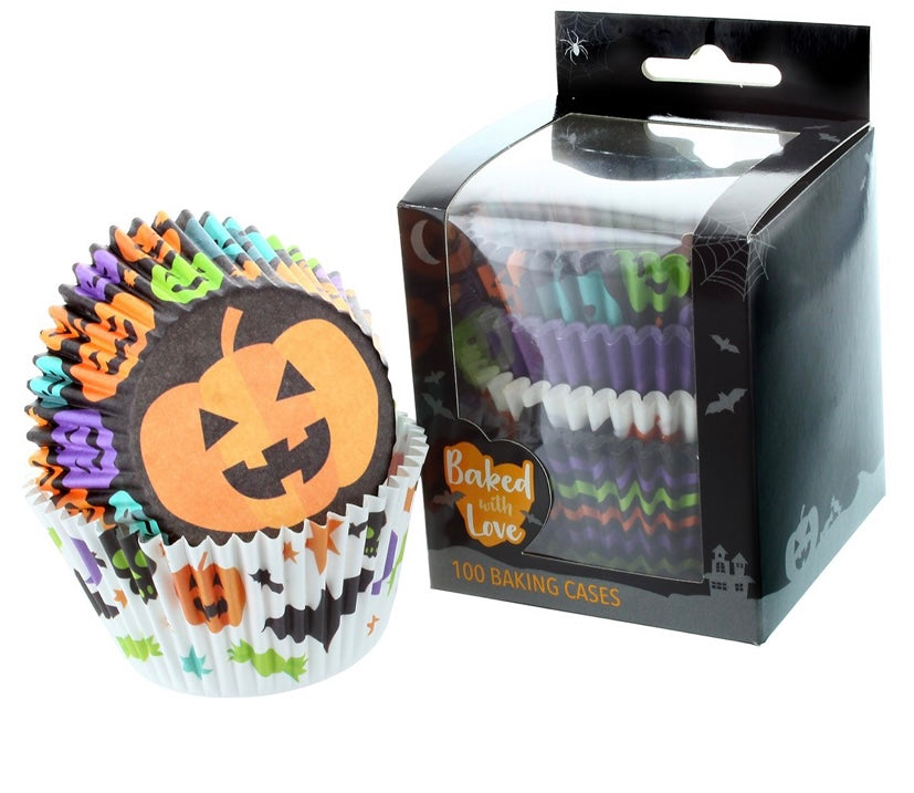 Cupcake cases - Baked with Love 100 Trick or Treat baking cases