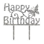 Load image into Gallery viewer, Cake topper :  Happy birthday  in various colours
