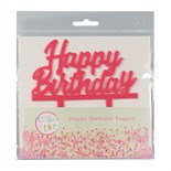 Load image into Gallery viewer, Cake topper :  Happy birthday  in various colours
