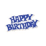 Load image into Gallery viewer, Cake topper: Happy Birthday Motto ( various colours)
