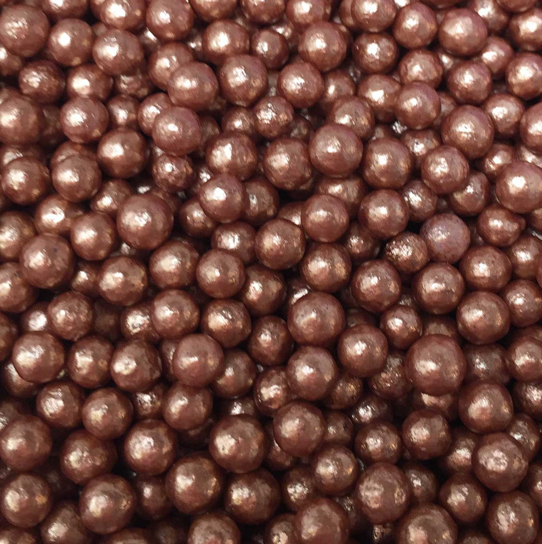 Sprinkles:  Glimmer pearls- 6mm Bronze (Approx 50g)