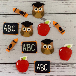 Edible Decorations - Cute Teaching Owls