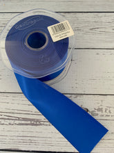 Load image into Gallery viewer, Ribbon - Royal blue Club Green various sizes

