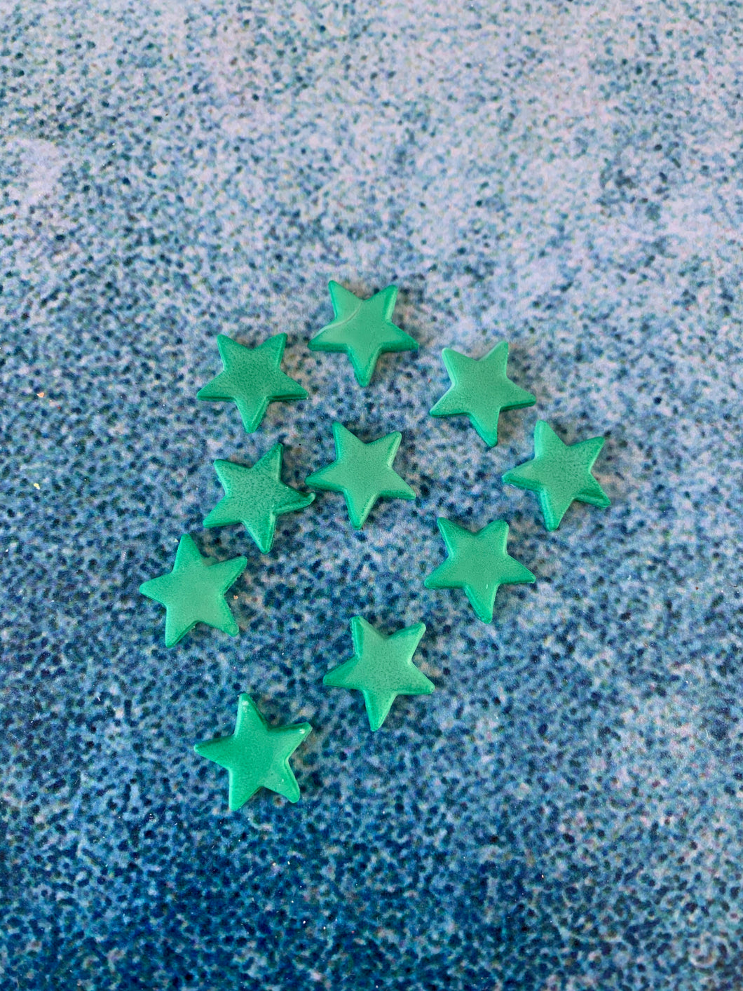 Sprinkles:  - Sugar Stars (10 pack) Green