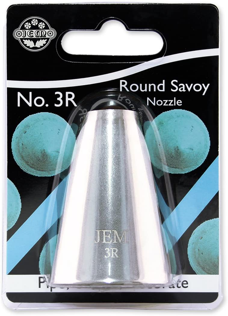 Piping nozzle - Jem 3R - Large Plain Round Savoy