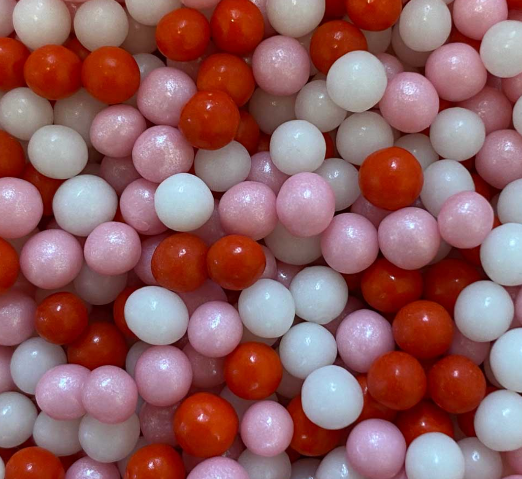 Sprinkles:  4mm Polished Pearls - CUPID (Approx 50g)