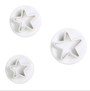 Cutter: Cake Star plunger cutter set of 3 (large)