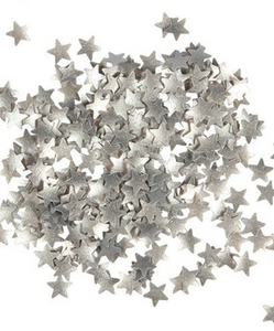 Edible Decoration - Sugarflair Metallic Stars - Silver