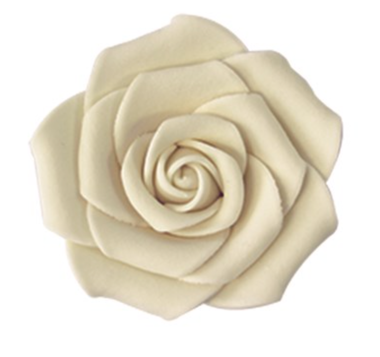 SF - Sugar Hard Giant Rose - White (62mm / 2.4”)