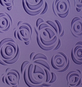 Impression Mat - Rose Design pattern