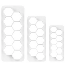 Load image into Gallery viewer, Cutter - PME Geometrics - Hexagon set of 3
