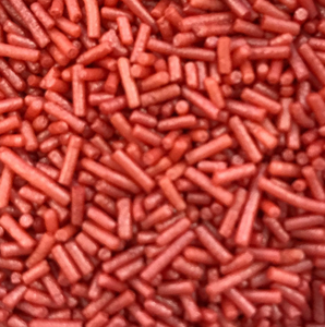 Sprinkles: Glimmer Strands - Red (approx 50g)