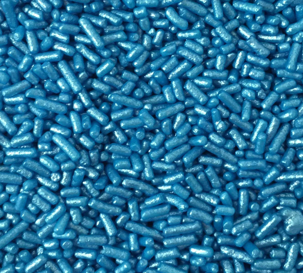 Sprinkles: Glimmer Strands - Blue  (approx 50g)