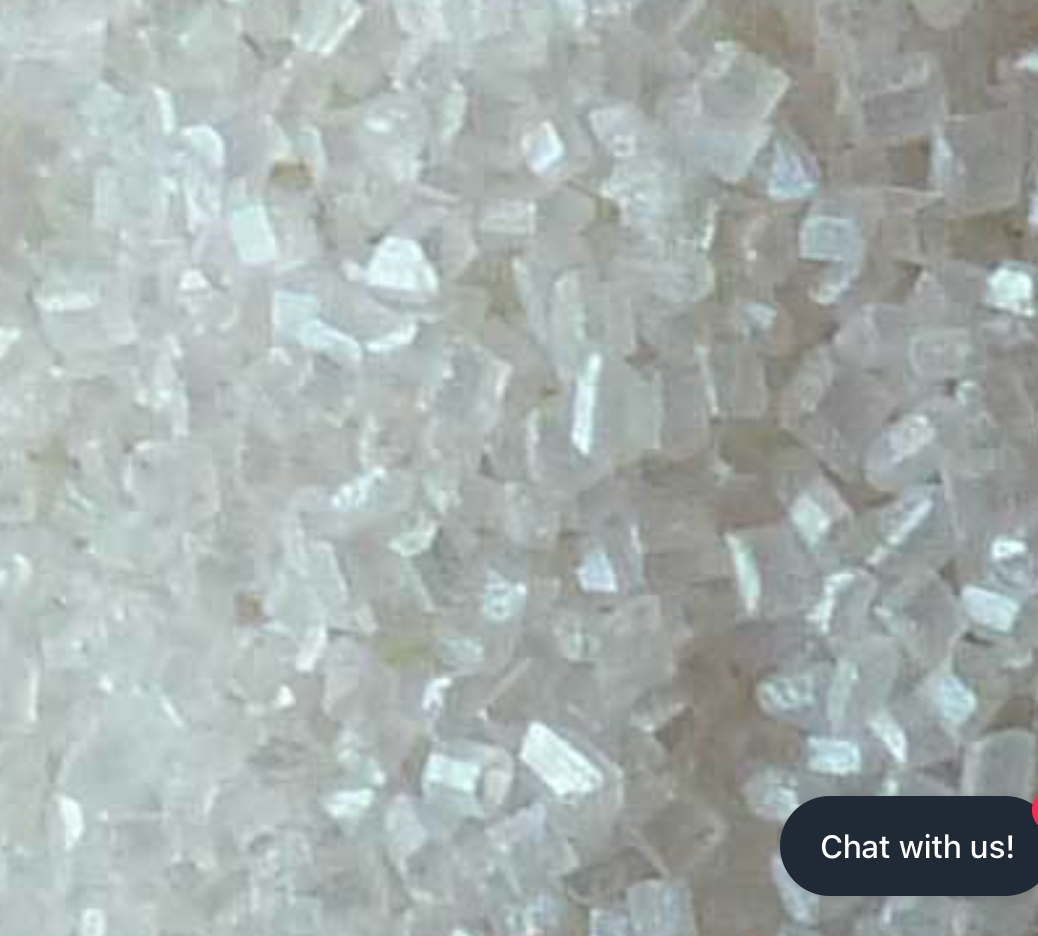 Sprinkles:  Glimmer Sugar - White (approx 50g)