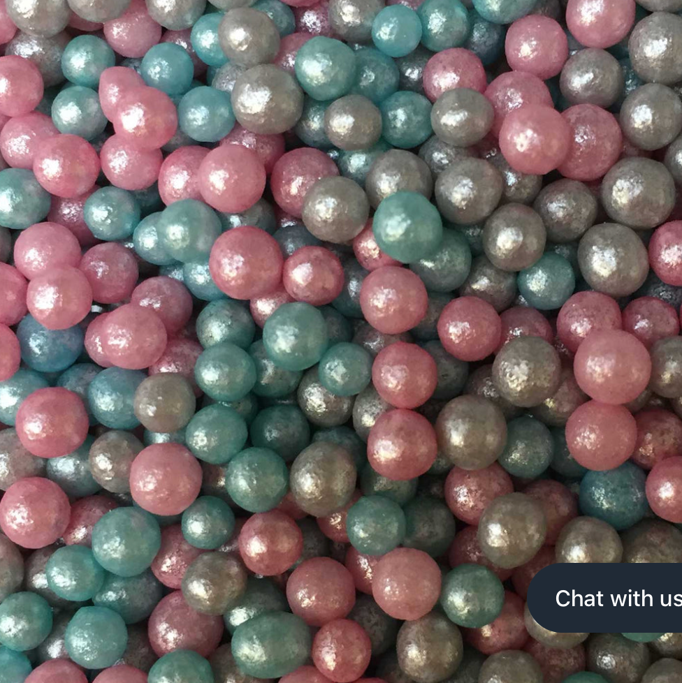 Sprinkles:  4mm Glimmer Pearls - Unicorn (approx 50g)