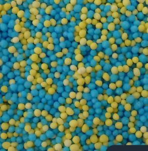 Sprinkles: - Matt 100s AND 1000s - Blue & Yellow (Approx 50g)