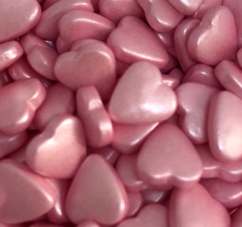 Sprinkles: Hearts Tablet Pink - 50g