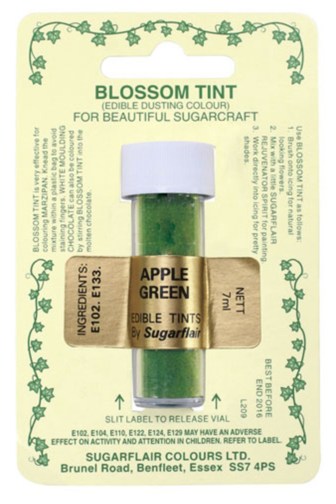 Dusts - Sugarflair - Blossom Tint - Apple Green