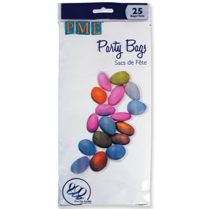 Misc - Party Bags with silver ties - 25 Pack