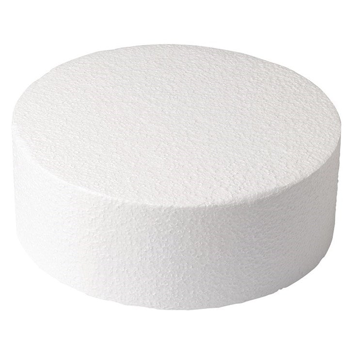 Polystyrene Cake dummy - Round straight edge 6 x 2 