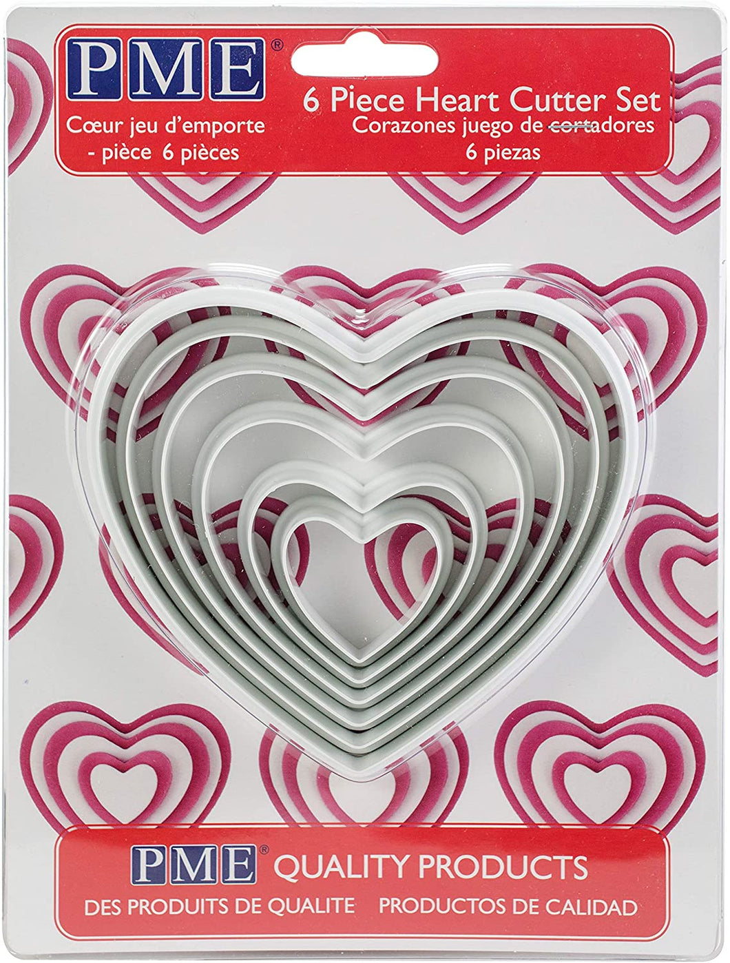 Cutters - Cookie Heart 6 set PME